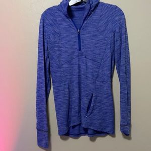 Blue lululemon zip up